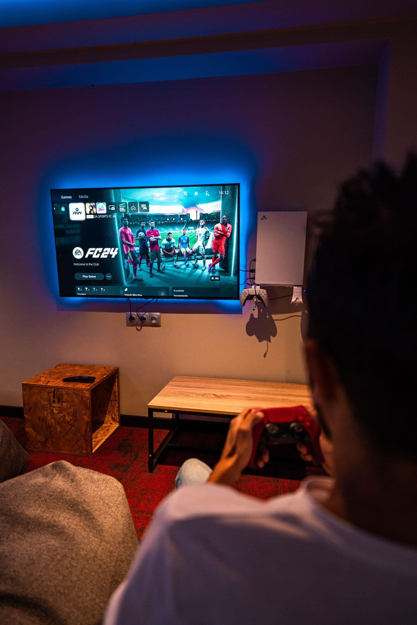 The PlayStation room